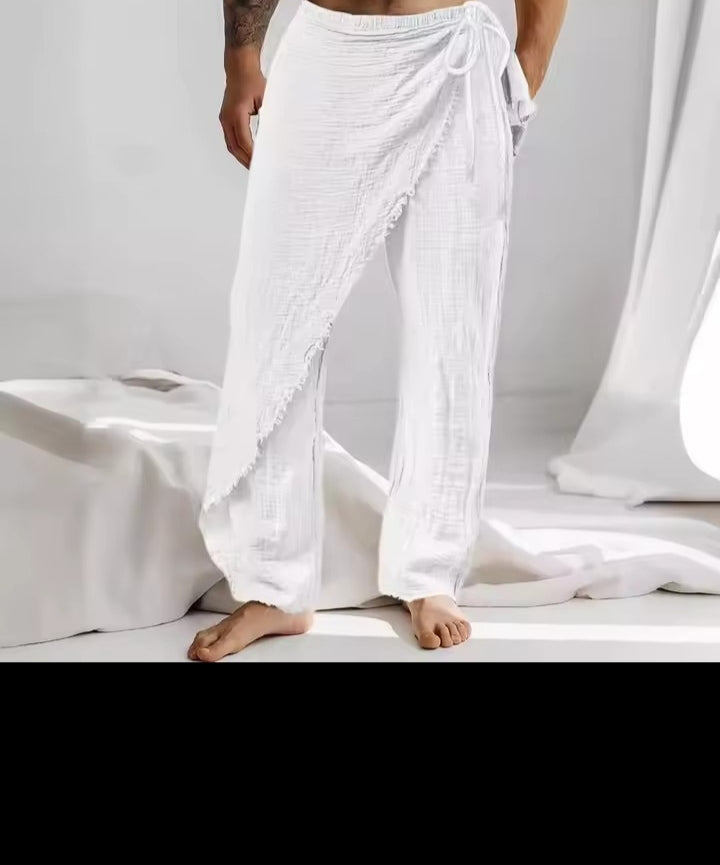 Mannen kledij broek wit
