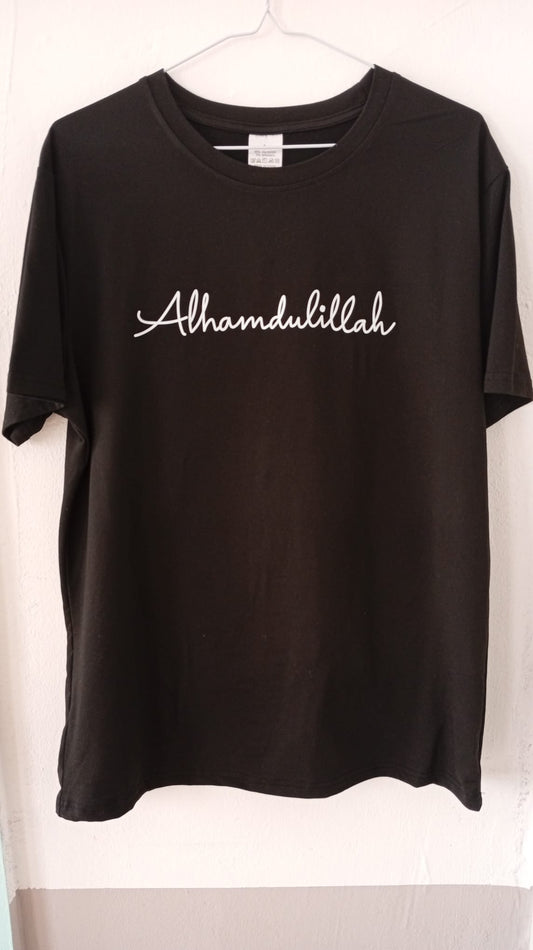 T-shirt witte letters