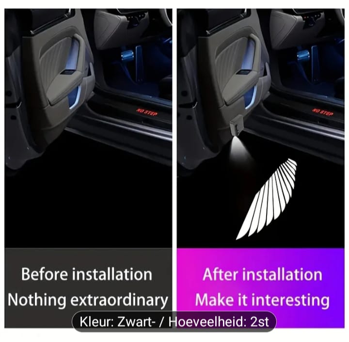 auto-lichtjes vleugels