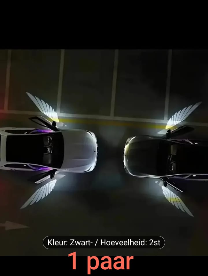 auto-lichtjes vleugels
